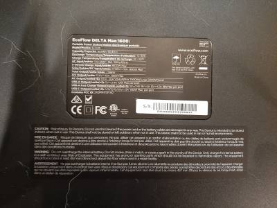 Bottom of EcoFlow Delta Max 1600