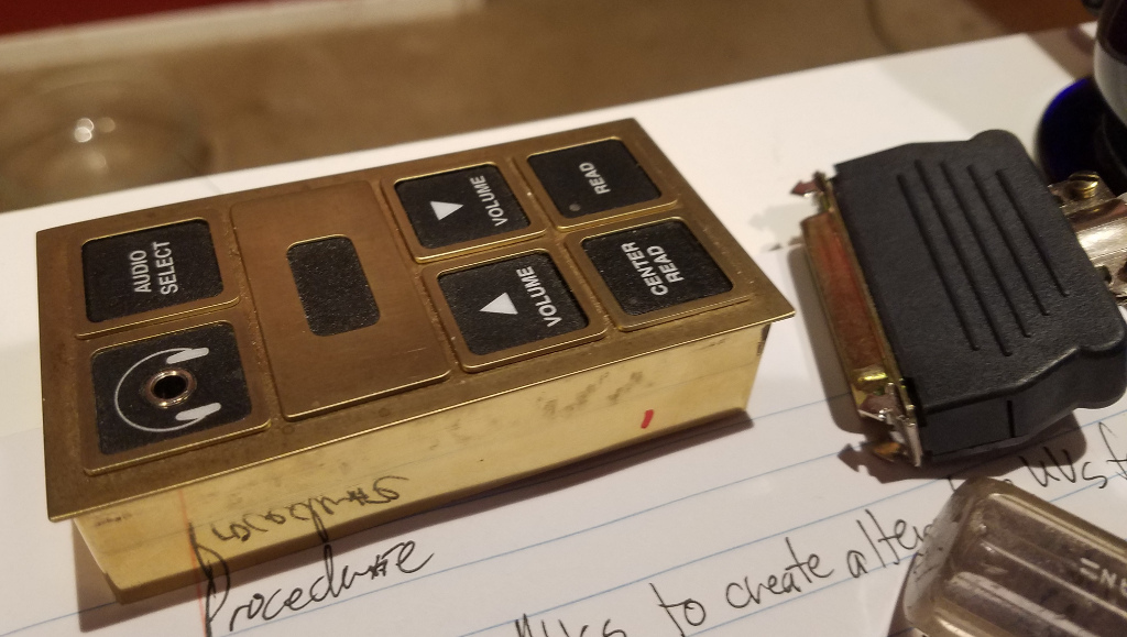 Gold-color Cabin Light Switch Panel