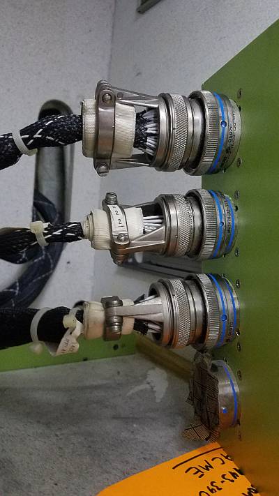 Canon Plug at rear of relay panel